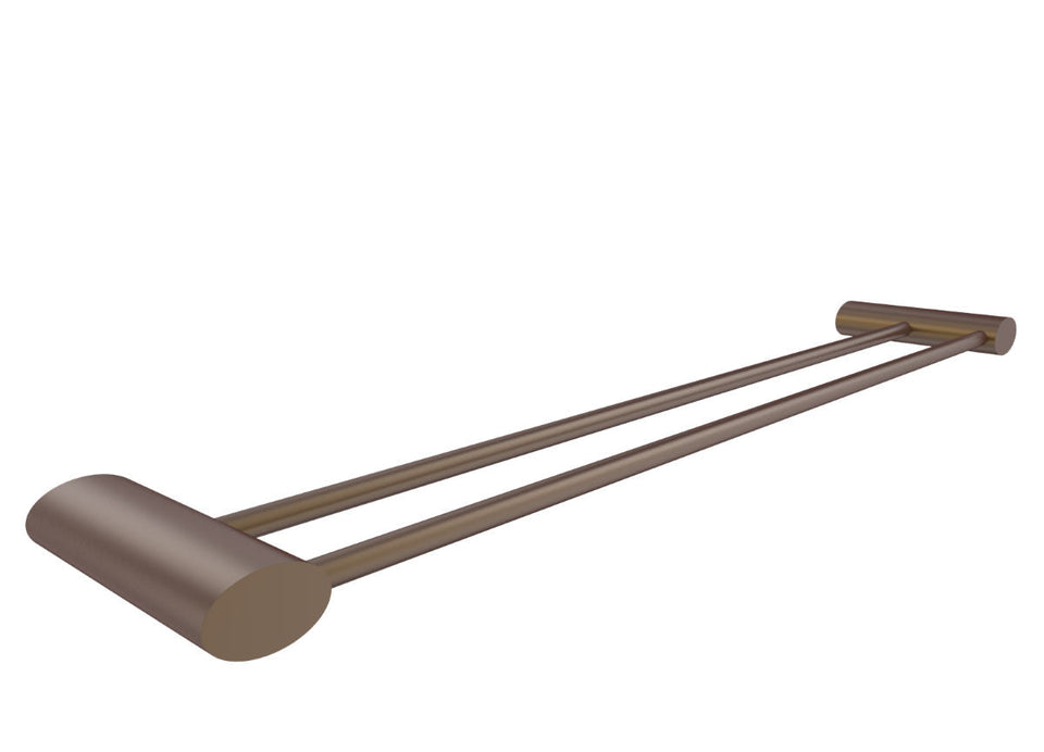 PAR Taps Oracle Towel Rail Double 600mm - Native Brass (E21.072.1.45)