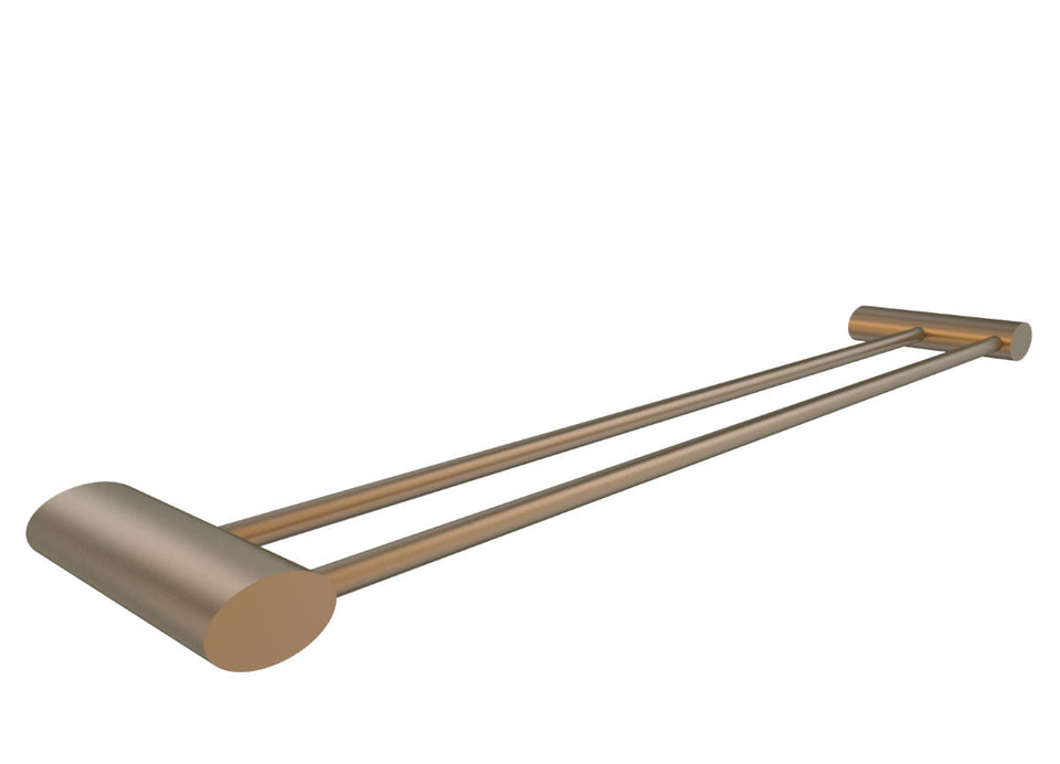 PAR Taps Oracle Towel Rail Double 600mm - Burnished (E21.072.1.52)