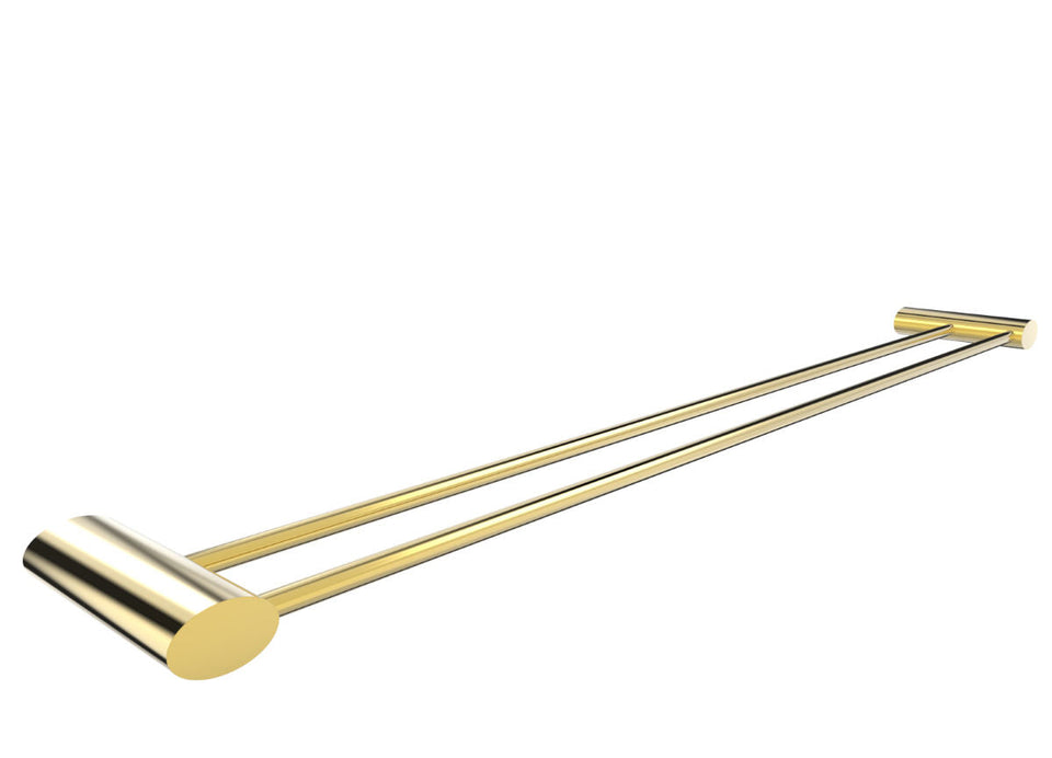 PAR Taps Oracle Towel Rail Double 800mm - 23k Gold (E21.072.2.11)
