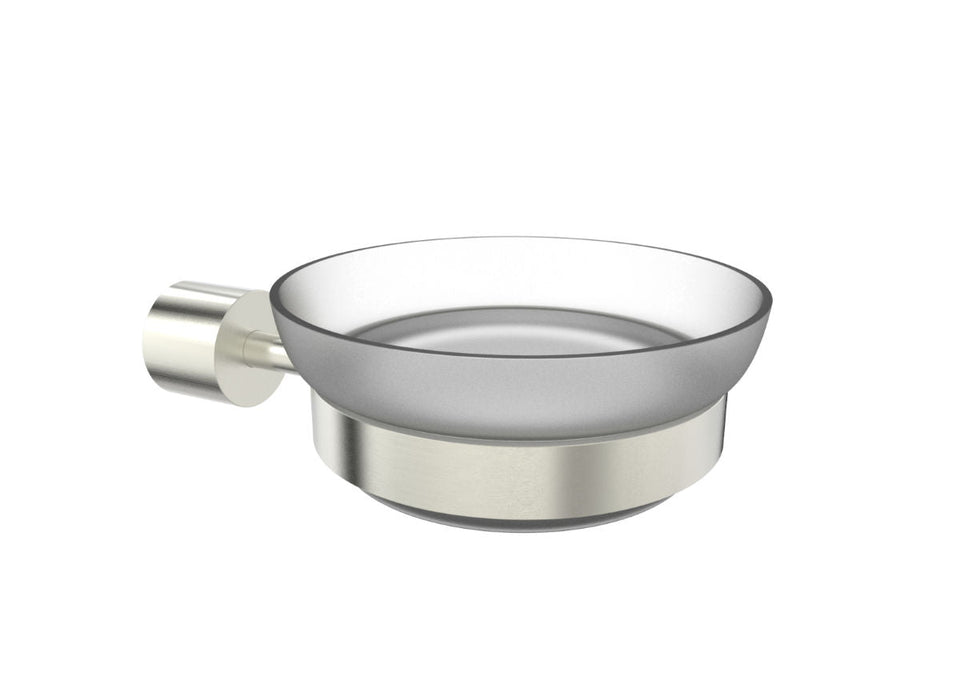 PAR Taps Lugano Soap Dish - Brushed Nickel (E22.021.1.25)