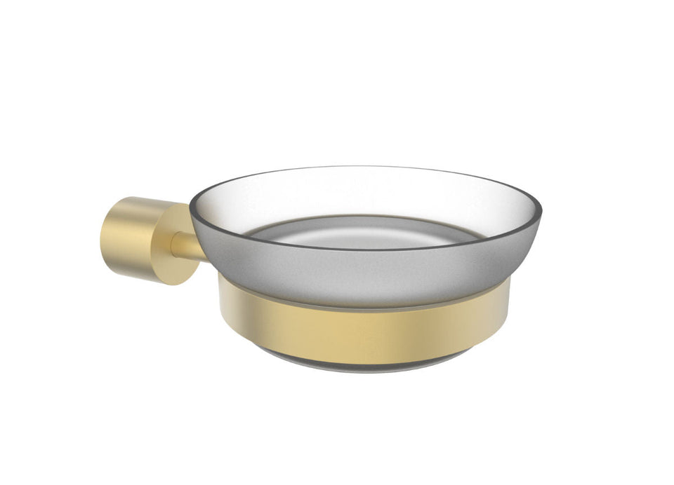 PAR Taps Lugano Soap Dish - Brushed Brass (E22.021.1.41)