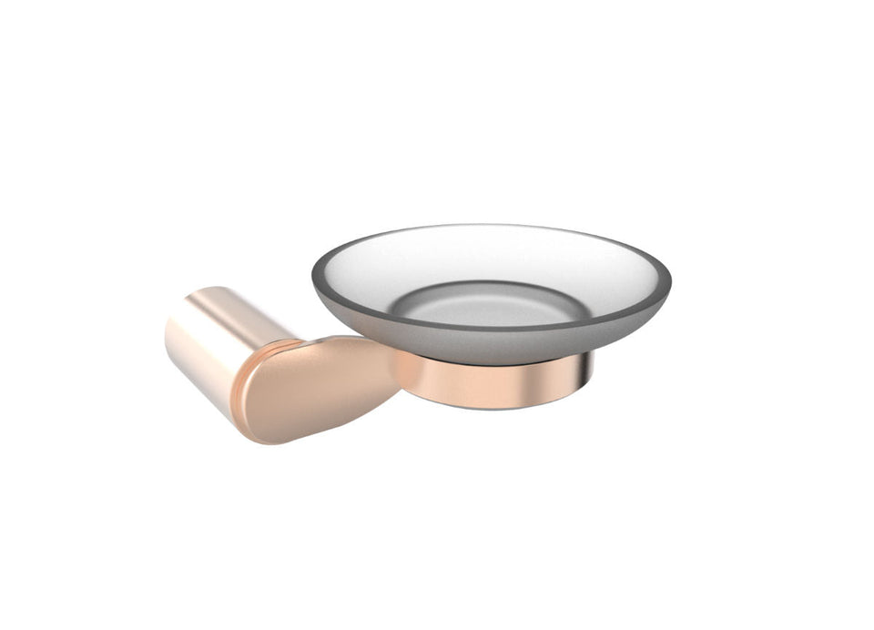 PAR Taps Lava Soap Dish - Brushed Rose Gold (E23.021.1.21)