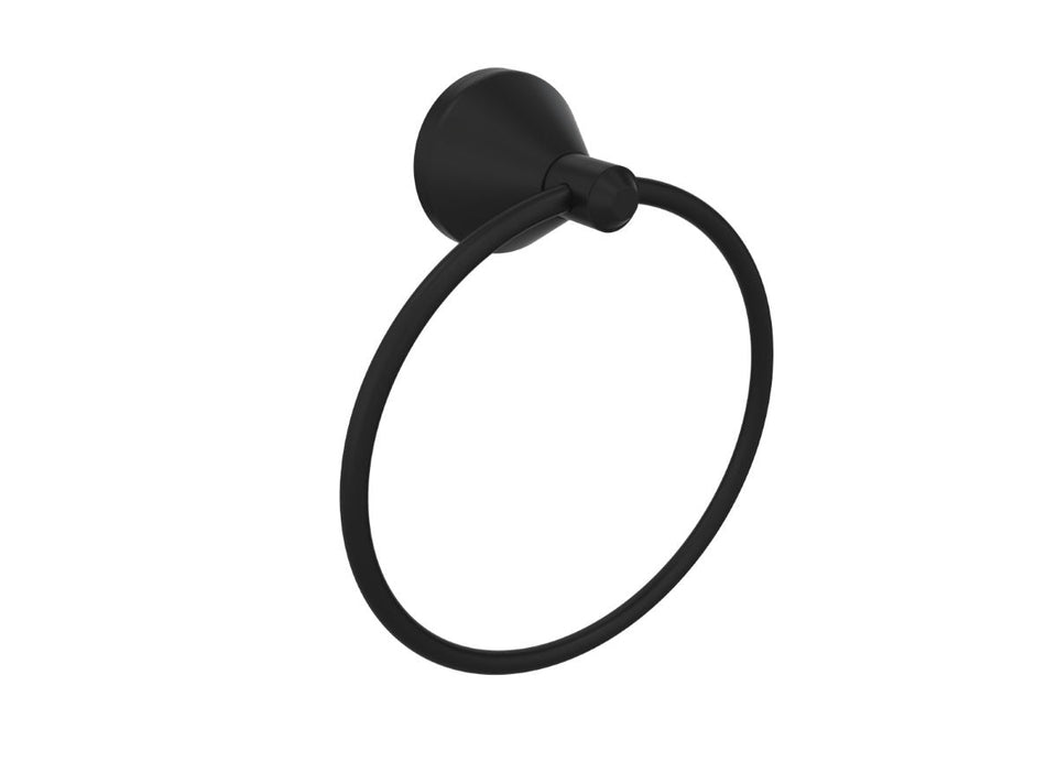 PAR Taps Forme Towel Ring Holder - Matt Black (E27.031.1.34)