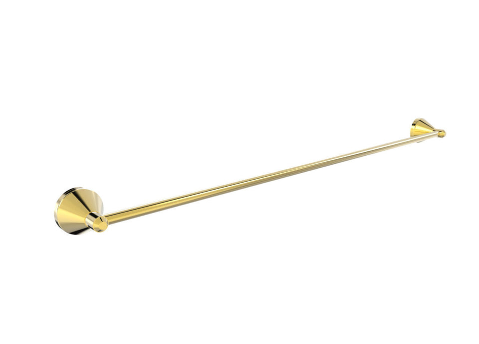 PAR Taps Forme Towel Rail Single 740mm - 23k Gold (E27.071.2.11)