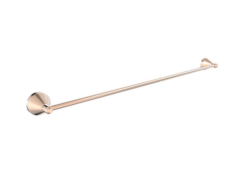 PAR Taps Forme Towel Rail Single 740mm - Brushed Rose Gold (E27.071.2.21)