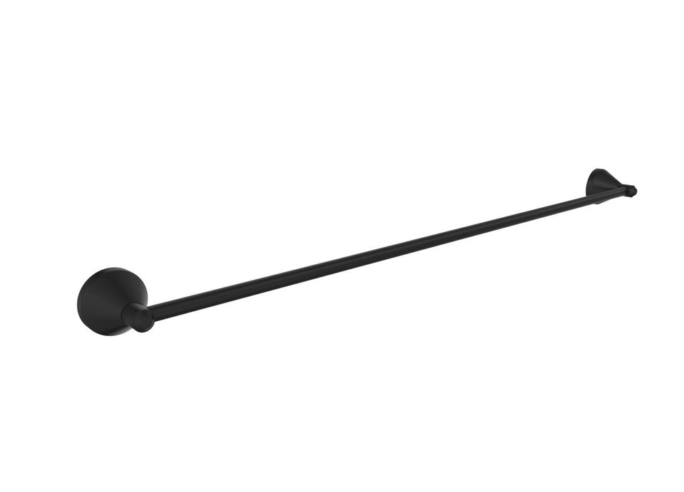 PAR Taps Forme Towel Rail Single 740mm - Matt Black (E27.071.2.34)