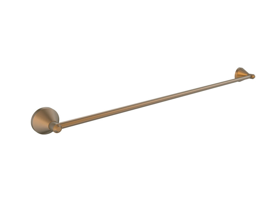 PAR Taps Forme Towel Rail Single 740mm - Burnished (E27.071.2.52)