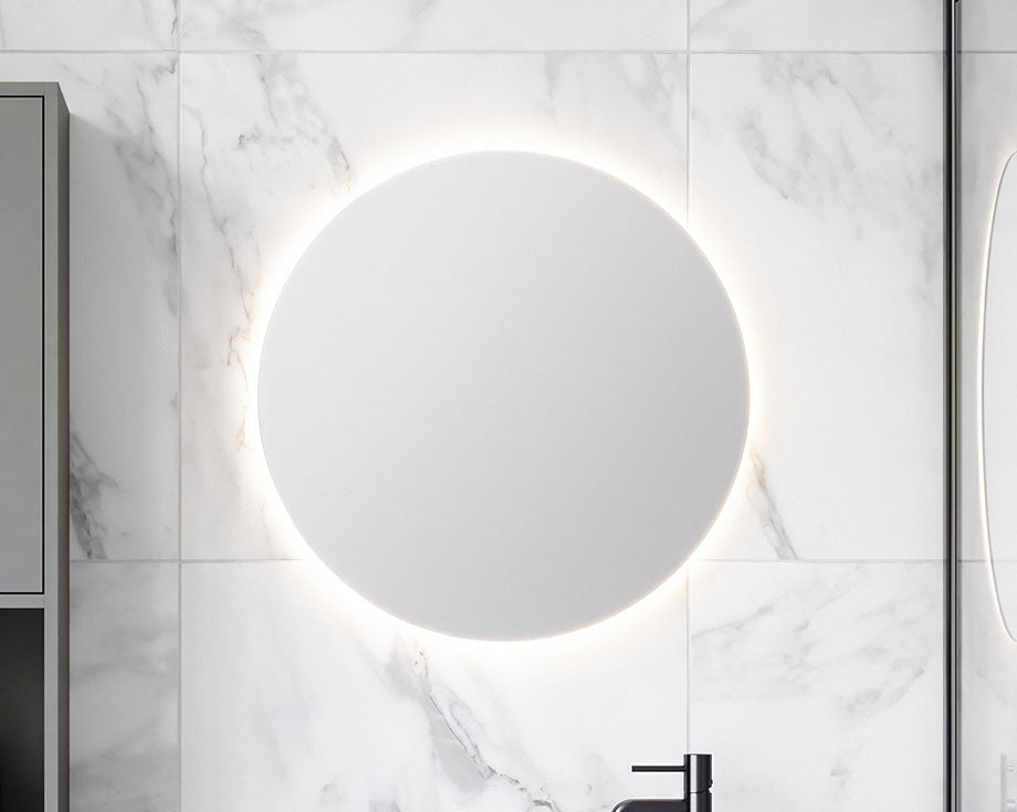 Timberline Oxford 900mm Round Mirror on 16mm Backing Board