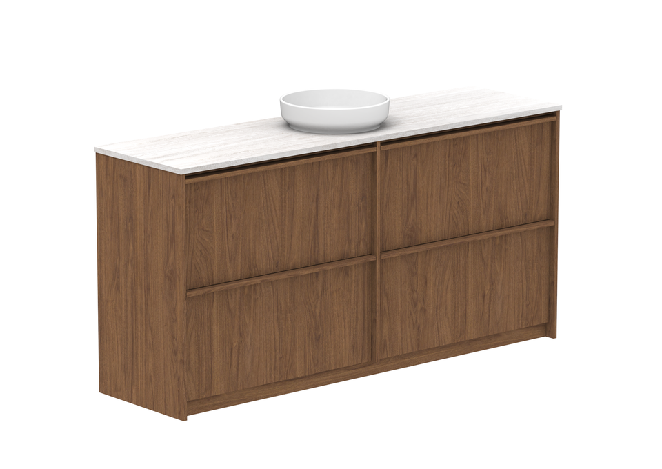 ADP Eli Floor Mount Vanity - 1800mm Double Bowl (ELIFAW1800WKDSS)