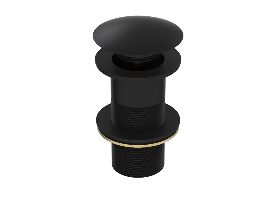 PAR Taps Universal Waste 32mm Mushroom - Matt Black (F11.012.1.34)