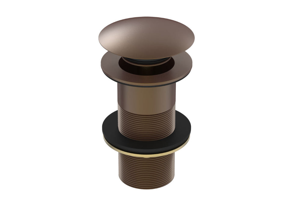 PAR Taps Universal Waste 32mm Mushroom - Native Brass (F11.012.1.45)