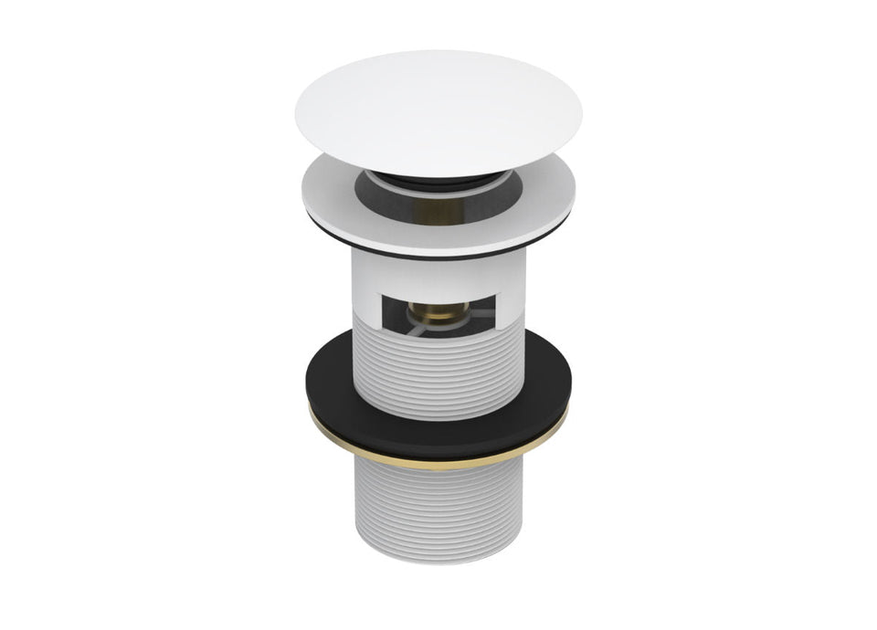 PAR Taps Universal Waste 32mm Mushroom Overflow - Matt White (F11.012.2.33)