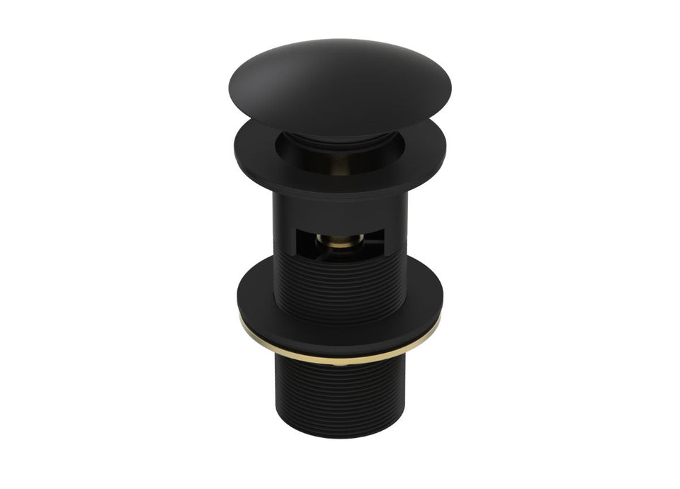 PAR Taps Universal Waste 32mm Mushroom Overflow - Matt Black (F11.012.2.34)