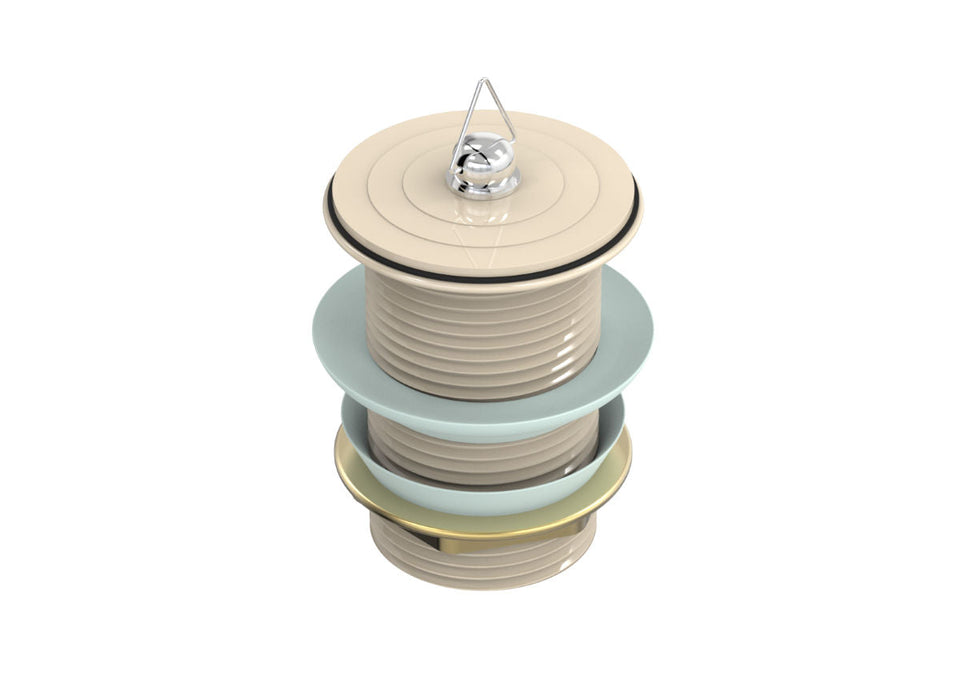 PAR Taps Universal Waste 40mm Standard - Chrome / Ivory (F11.021.1.04)
