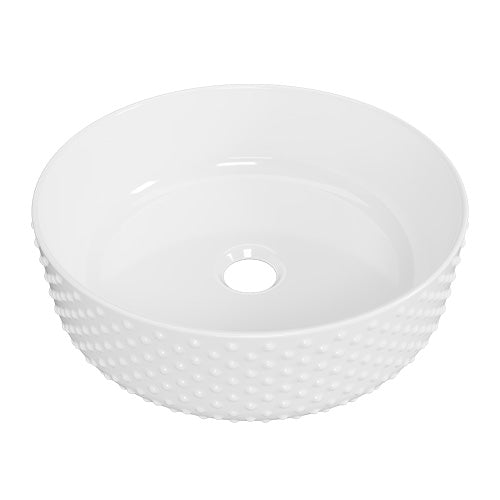 Timberline Allure Dimple White Above Counter Basin
