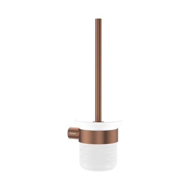 Fienza Empire Slim Toilet Brush and Glass Holder