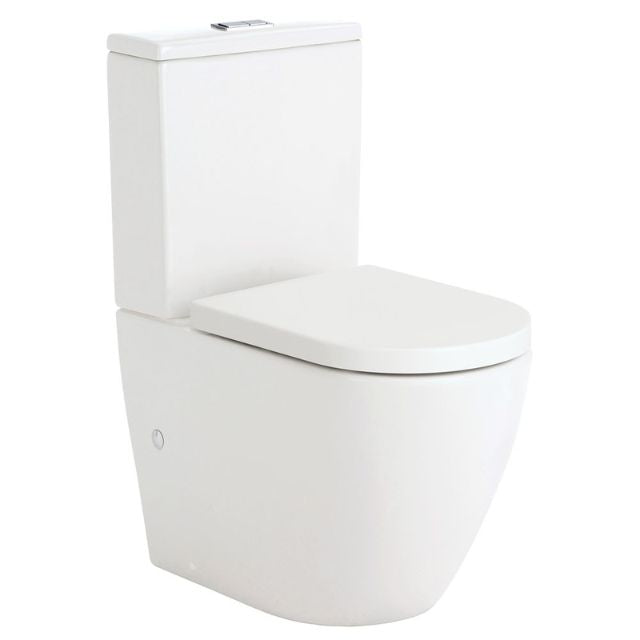 Fienza Koko Tornado Flush Back-to-Wall Toilet Suite GEBERIT Internal - P-Trap
