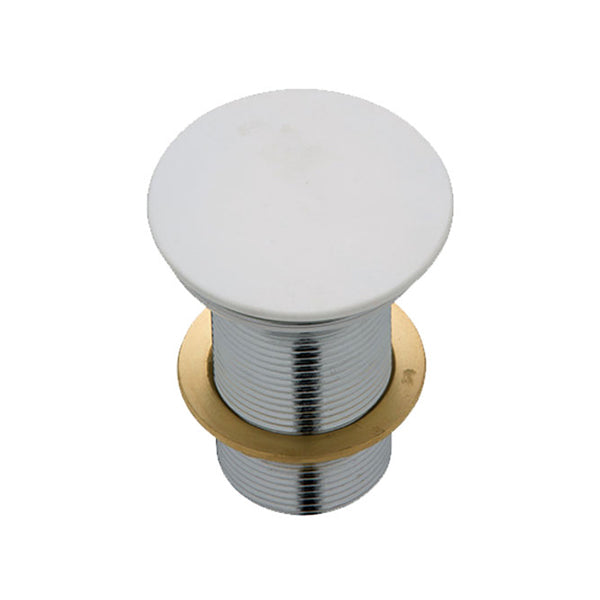 Fienza Cast Dome Basin Pop-Up Waste (32mm) - Stone Matte White (WAS58W)