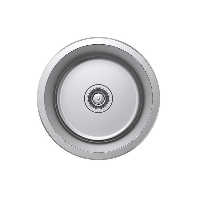 Fienza Tiva Kitchen Sink Round Bowl 19L NTH 430X80mm