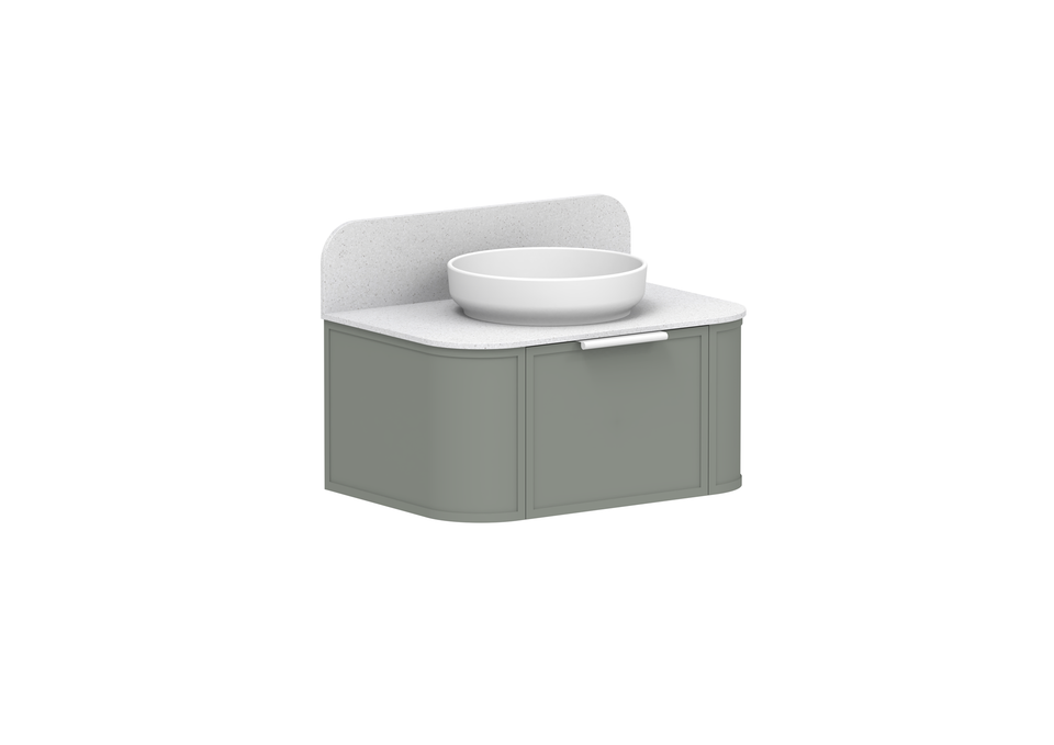 ADP Flo Wall Hung Vanity 12mm Durasein Benchtop