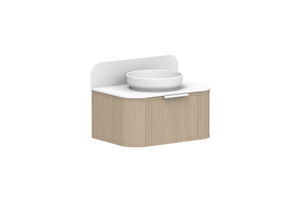 ADP Flo Wall Hung Vanity 12mm Durasein Benchtop