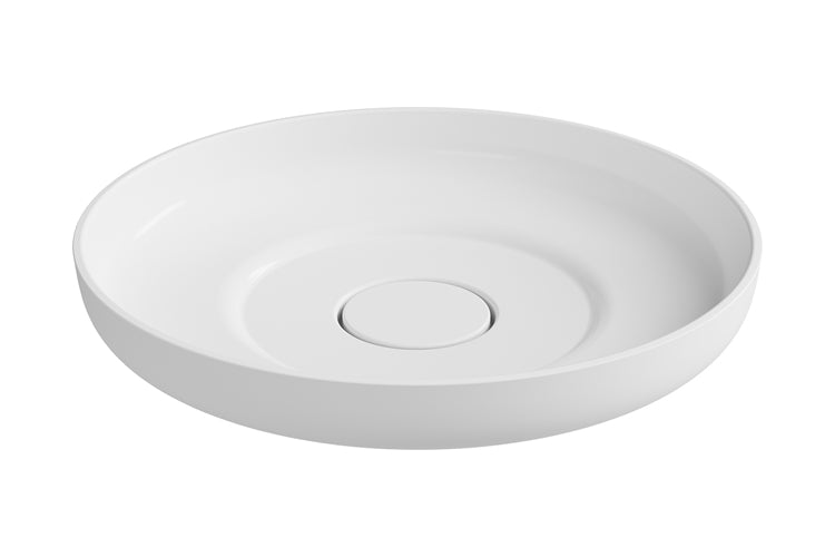 ADP Flume 400 x 400 Above Counter Basin - Matte White