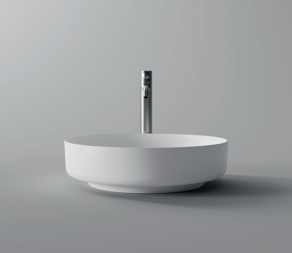 Studio Bagno Form Circle Bench Basin - Matte Anthracite — src:Studio Bagno capture