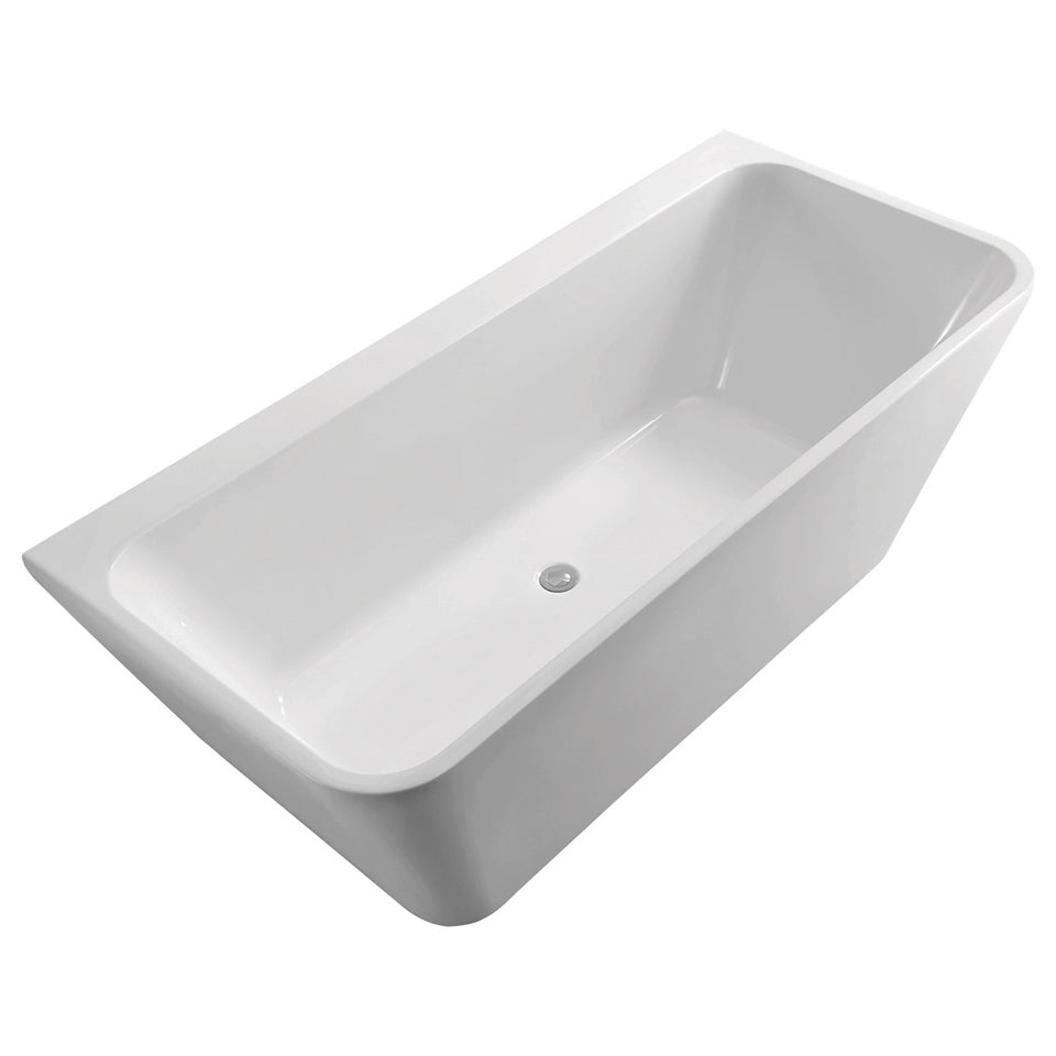 Fienza Delta 1500 Square One Piece Bath 1500x750x600 No Overflow