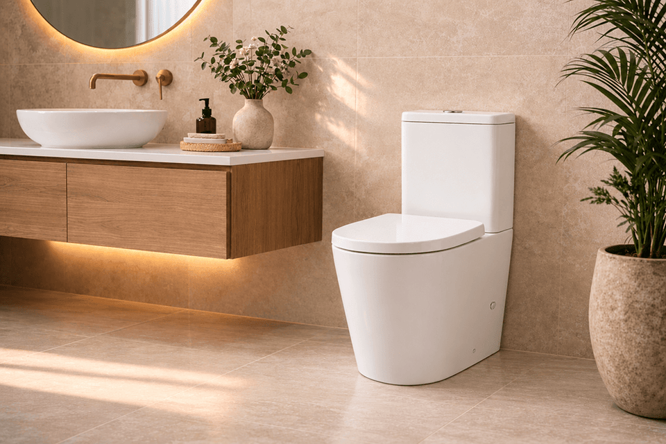 Turner Hastings Fino WhisperFlush Close Coupled Back to Wall Toilet Suite