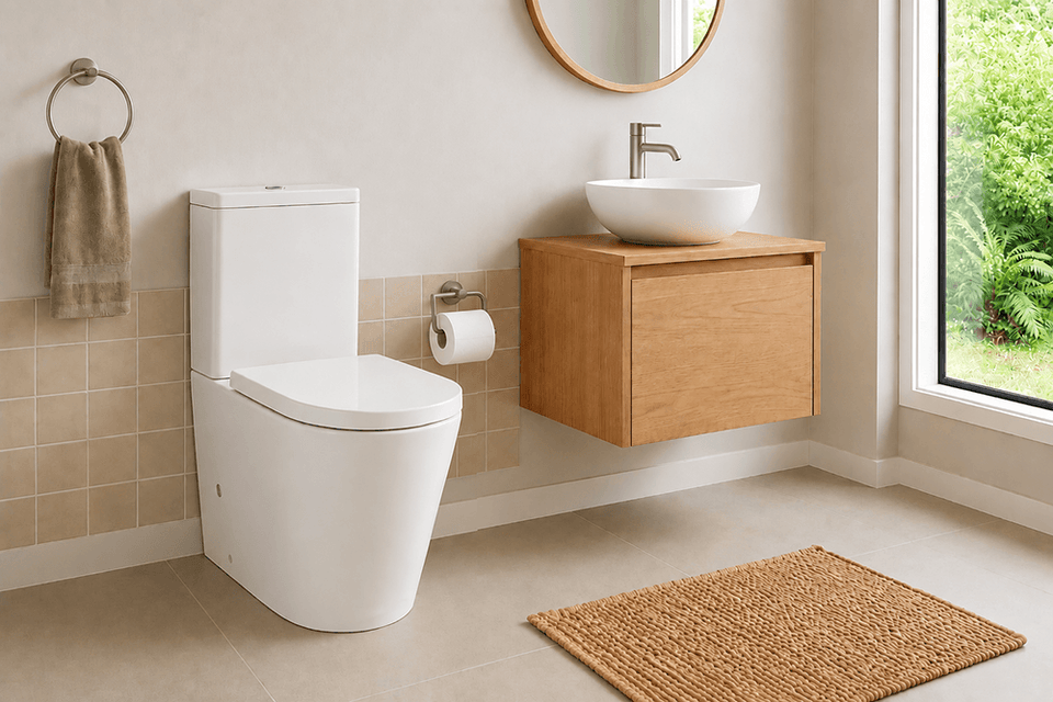 Turner Hastings Fino WhisperFlush Close Coupled Back to Wall Toilet Suite