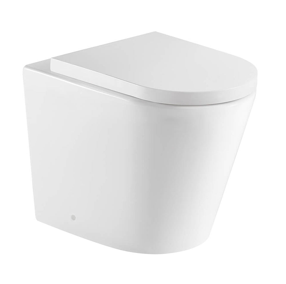 Turner Hastings Fino WhisperFlush Gloss White Floor Pan with Thick Seat (FT500FP-GW-K)
