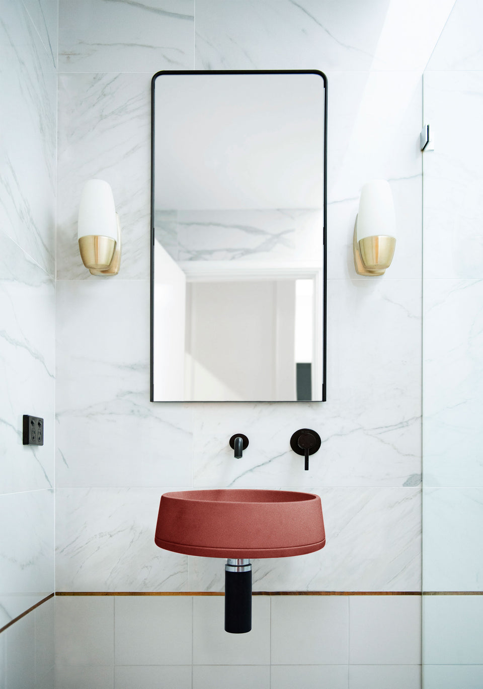 Nood Co Funl Basin - Wall Hung (Musk)