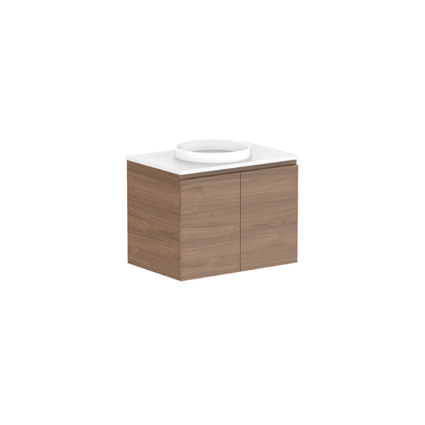 ADP Glacier Pro All Door Twin Vanity with Solid Surface Top