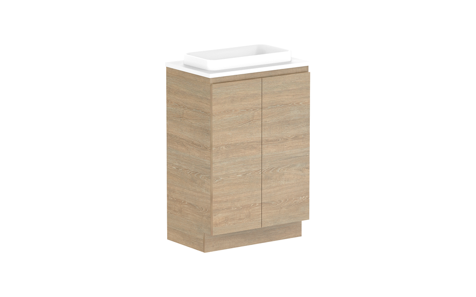 ADP Glacier Lite Ceramic Top Ensuite Trio Vanity