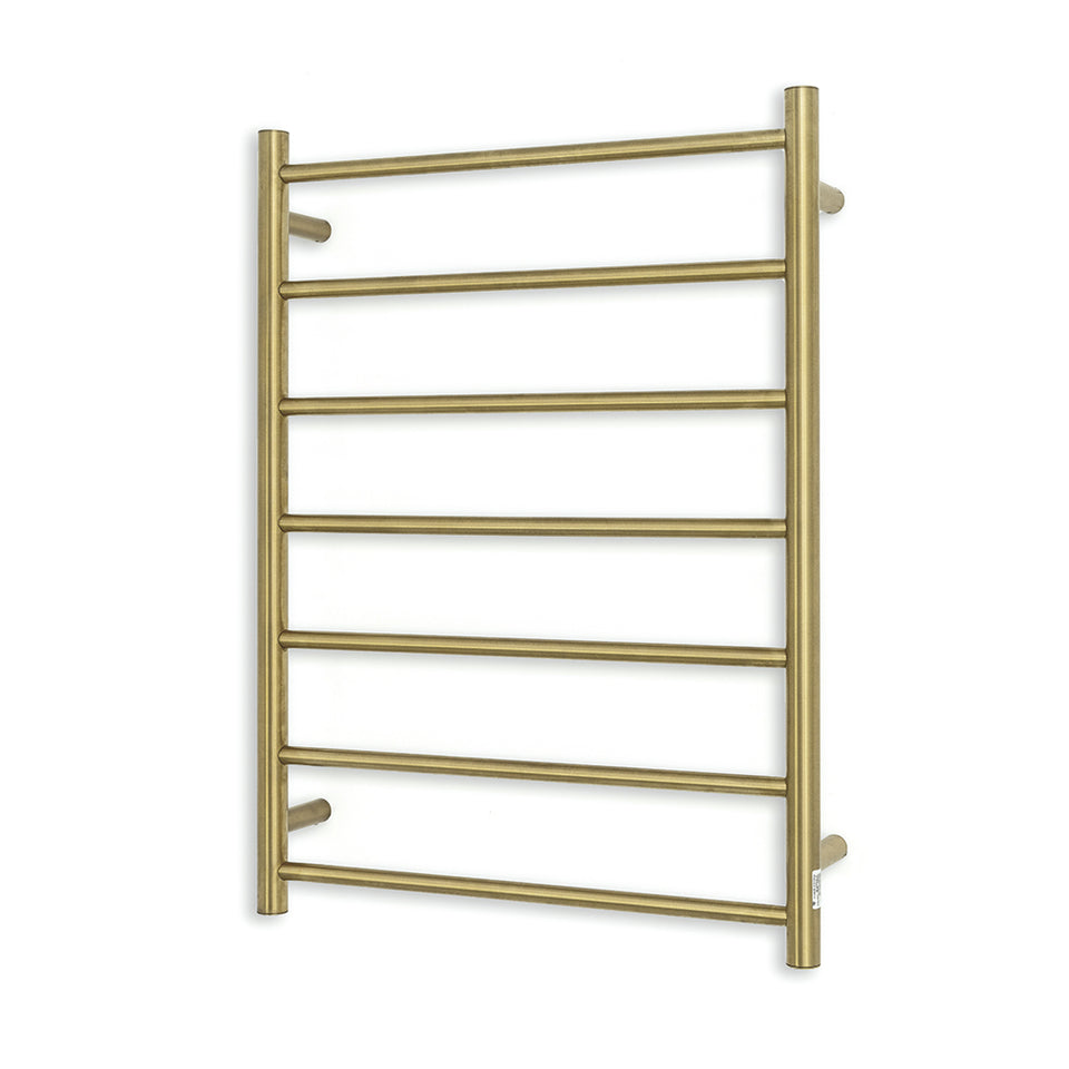 Radiant Heated Round Ladder 600 x 800mm Brushed Gold (GLD-RTR01)