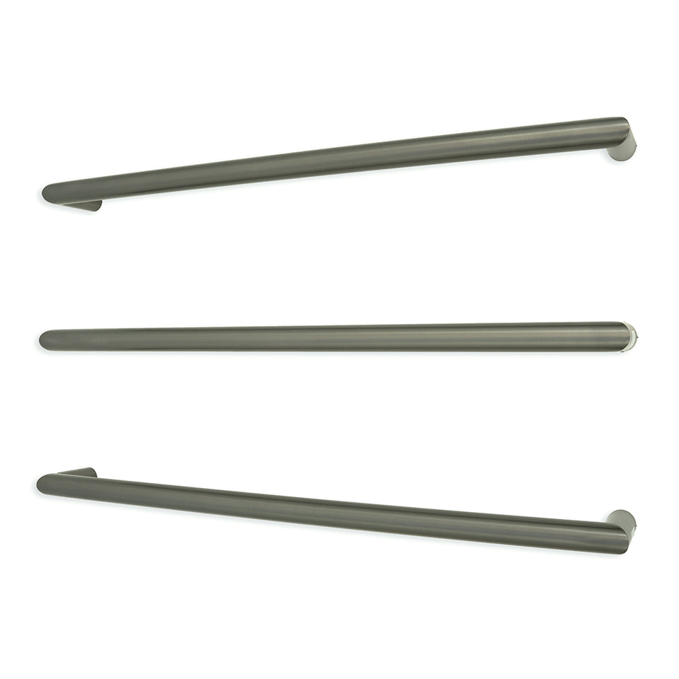 Radiant Heated Low Voltage Single Round Bar 800 mm Gun Metal Grey (GMG-SBRTR-800)