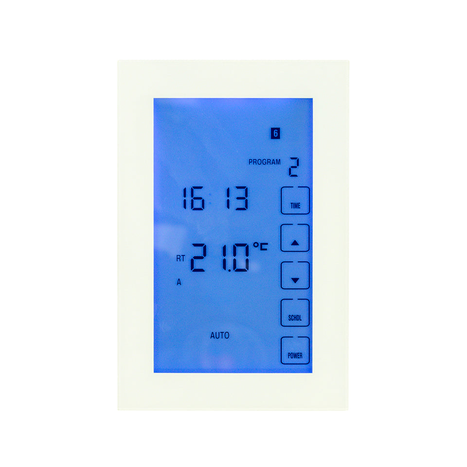 Radiant Premium Look Digital (WiFi Enabled) Underfloor Heating Thermostat White - Vertical (GTSW-TH-V-WIFI)