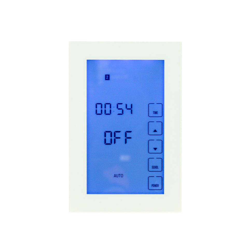 Radiant Premium Look Digital Countdown Timer Switch White - Vertical (GTSW-CD-V)