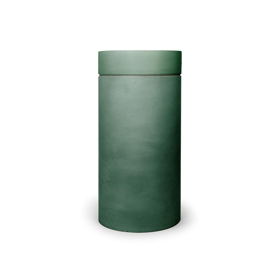 Nood Co Cylinder with Tray - Hoop Basin  (Teal,Powder Blue)
