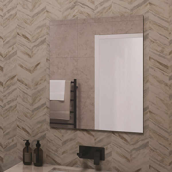 Thermogroup Rectangle Polished Edge Mirror Glue-to-Wall
