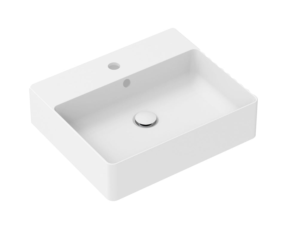 ADP Jack 500 x 420 Above Counter Basin Gloss White