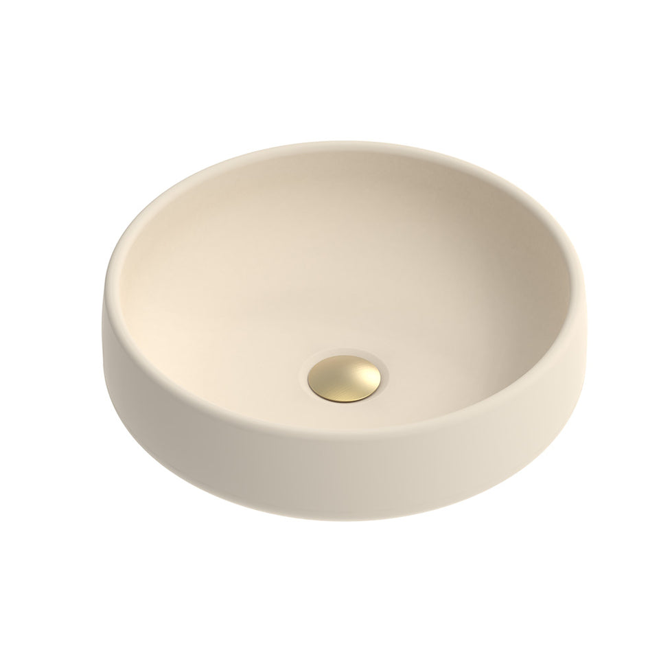 ADP Jean Concrete 400mm Above Counter Basin - Butter