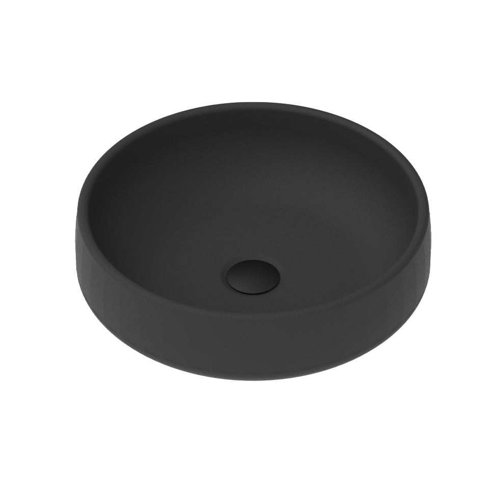 ADP Jean Concrete 400mm Above Counter Basin - Black