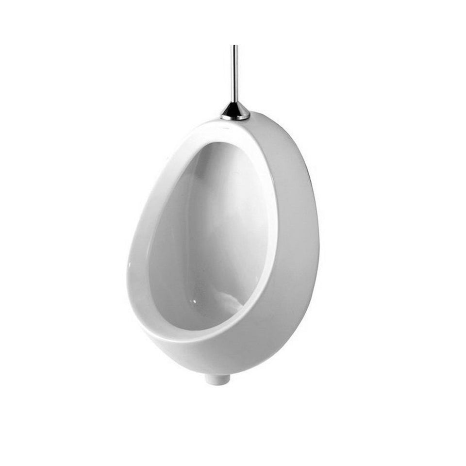 Turner Hastings Leon Ceramic Urinal - Top Inlet, Bottom Outlet