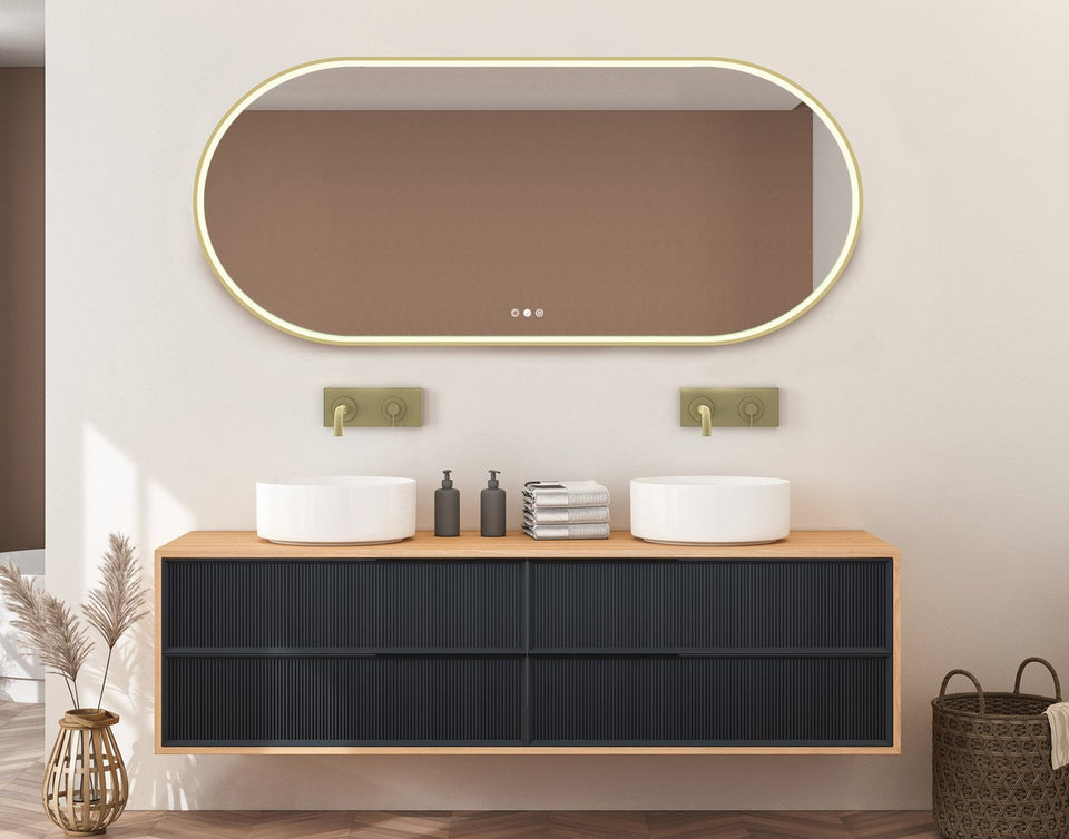 Radiant Aura Light Pill LED Mirror
