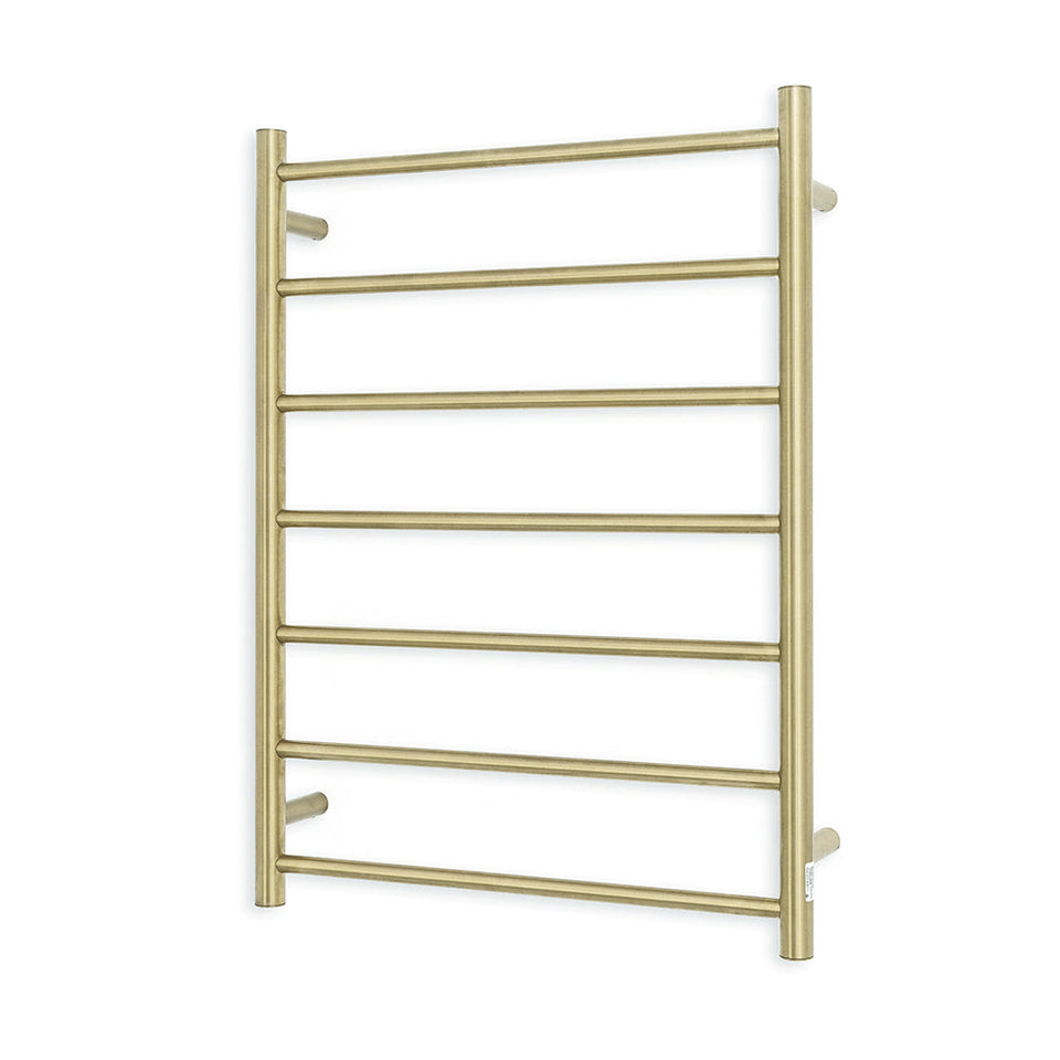 Radiant Heated Round Ladder - Light Gold / 600x800mm / Bottom Left (LG-RTR01LEFT)