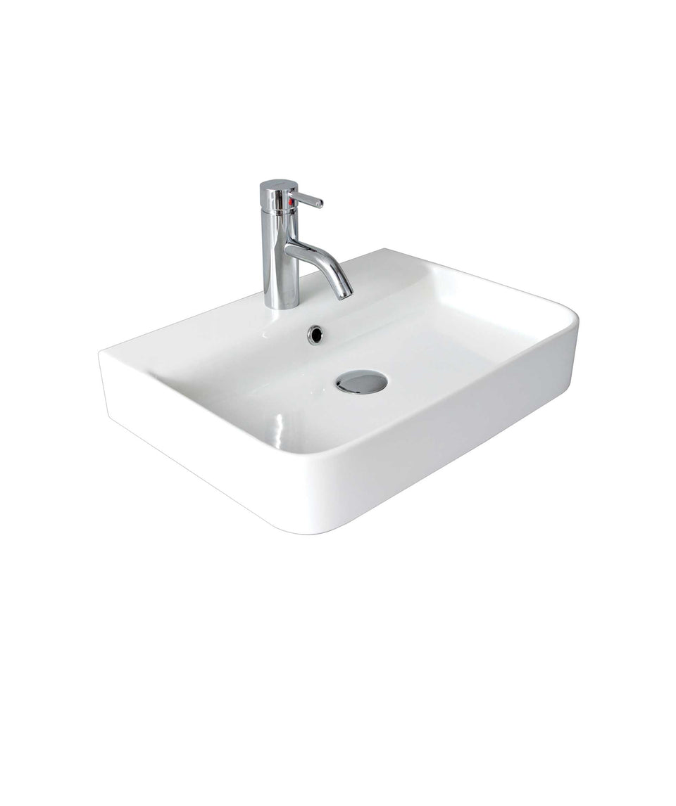 191441 | Limni 015 ceramic basin – White Gloss