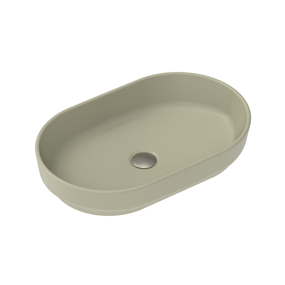 ADP Marilyn 550 x 350 Above Counter Basin Matte Olive