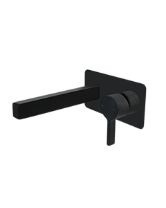 Jamie J - Martini Wall Basin Set MATTE BLACK