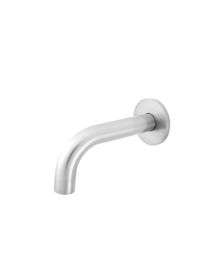 Meir Round Curved Basin Wall Spout - Chrome (MBS05-130-C)